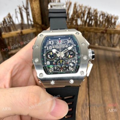Japan Grade Copy Richard Mille RM11-03 SS Chronograph Watch